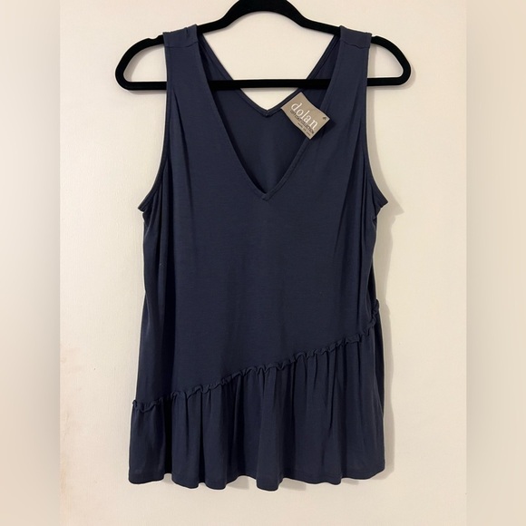 Anthropologie Tops - Cute Anthropologie Dolan West Coast Navy Top Size M Retail $78 (F108)